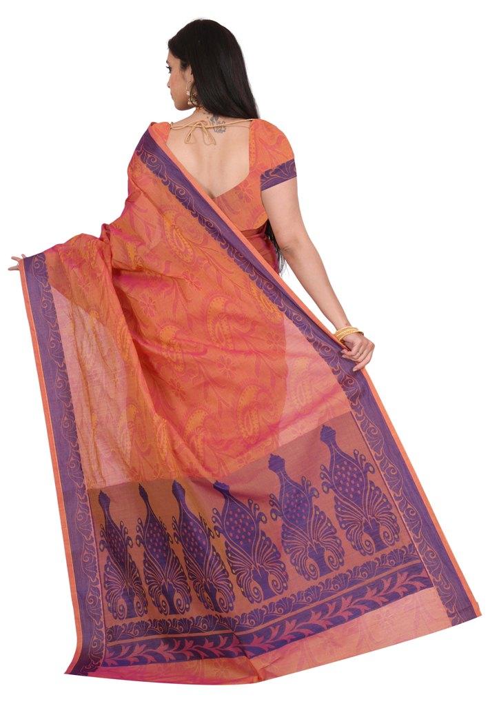 coimbatore Cotton Saree - Pink - Image 4