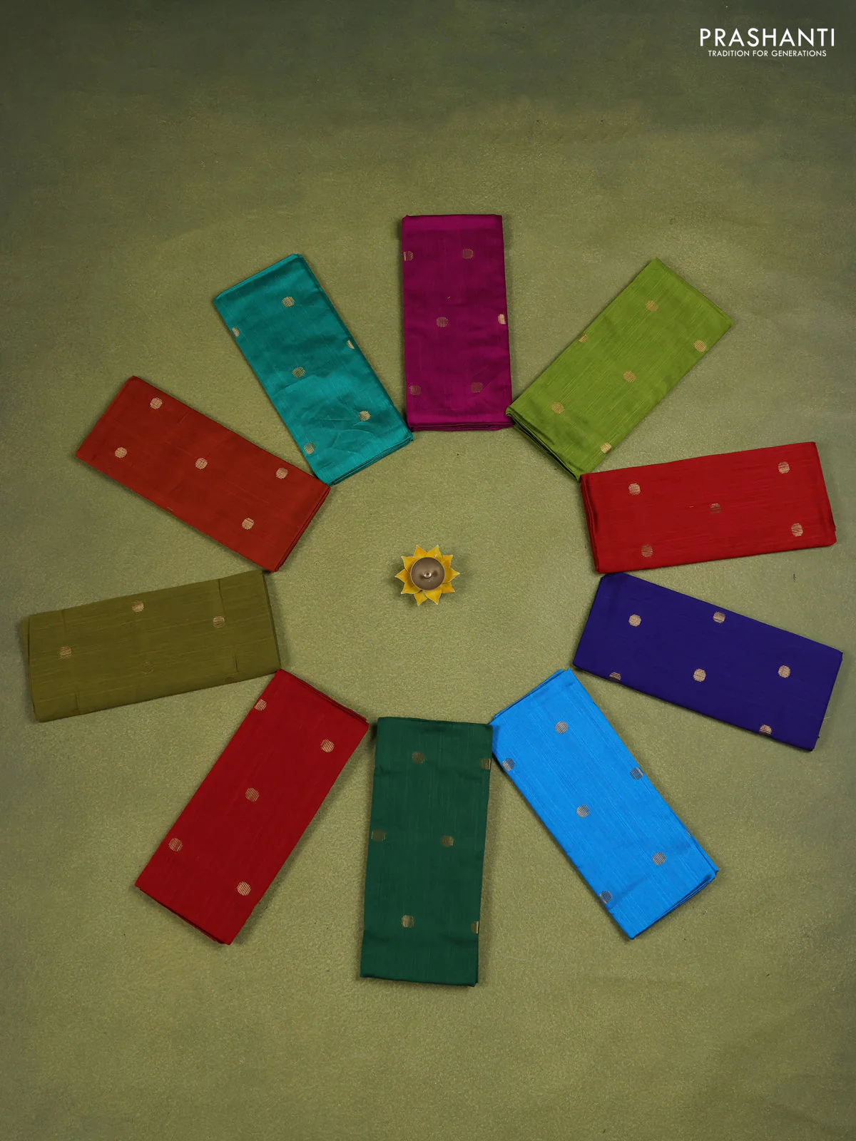 Cotton blouse bits multi colour and pack of 10