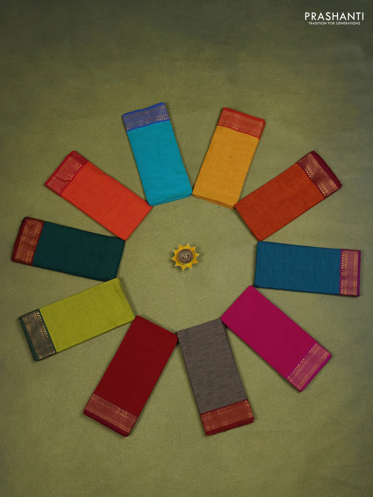 Cotton blouse bits multi colour and pack of 10
