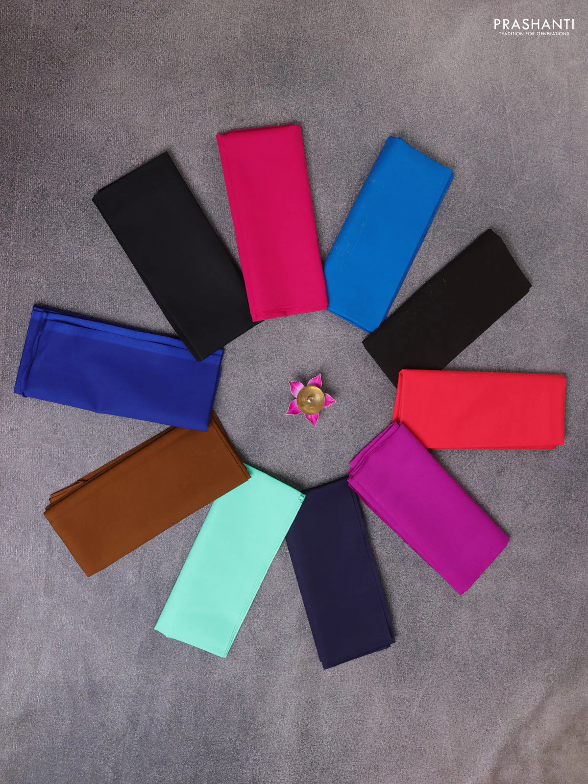Cotton blouse piece multi colour pack of 10