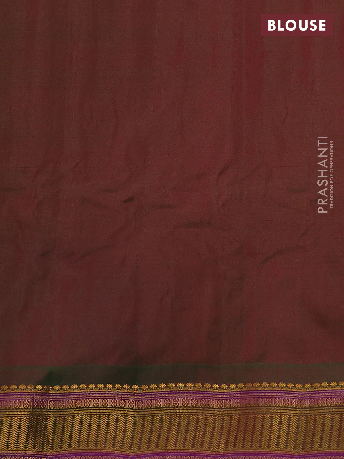 Gadwal silk cotton saree maroon and dual shade of green with zari woven buttas and zari woven border - Image 3