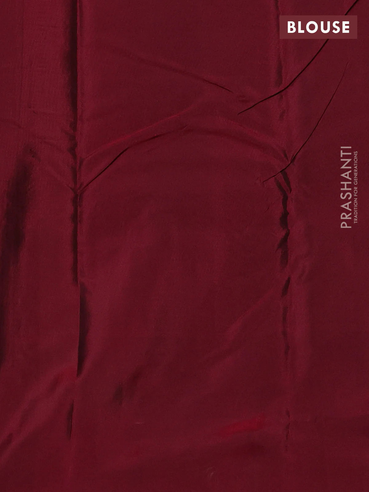Green-Maroon Kanchipuram silk saree with matching Neck piece - Image 3