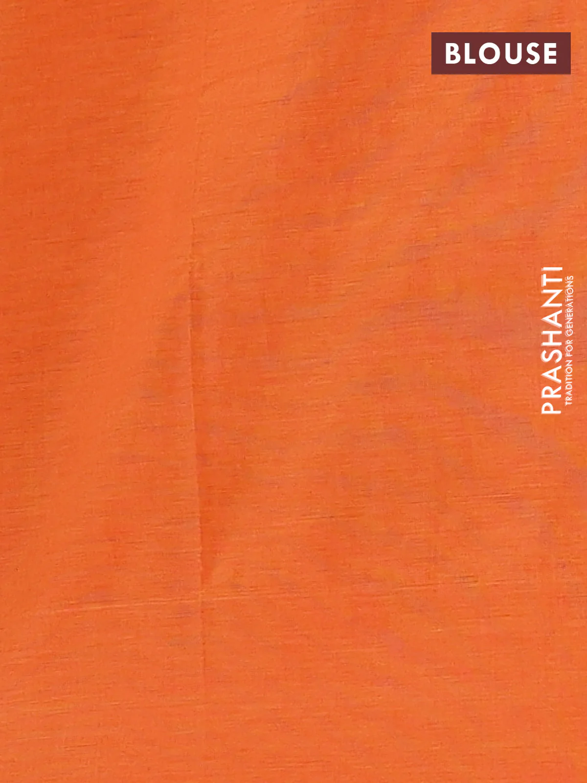 Ikat cotton saree black and orange with allover ikat weaves and simple border - Image 4