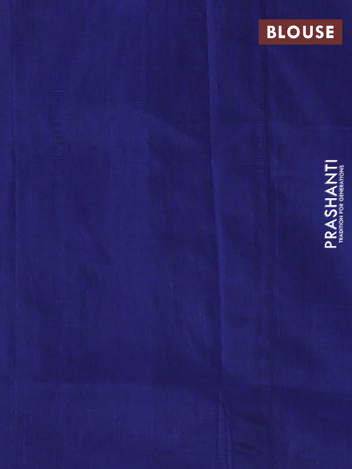 Ikat cotton saree off white and blue with allover ikat weaves and long ikat woven & simple border - Image 4