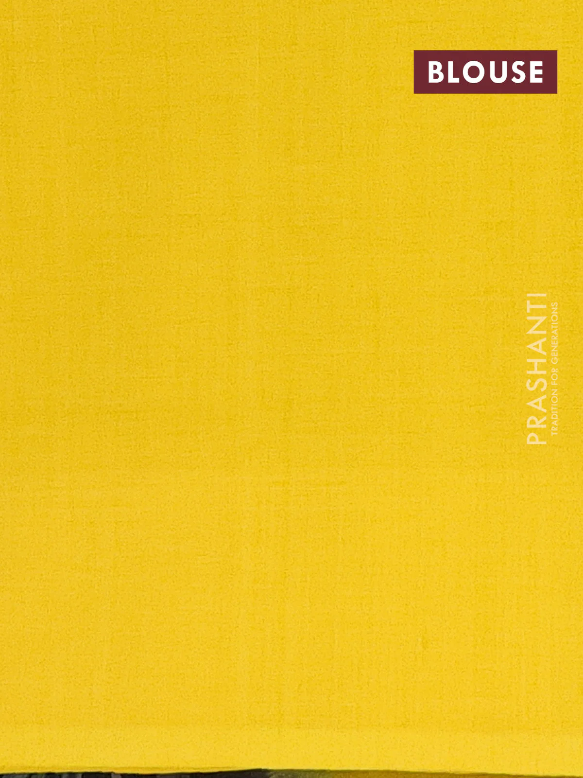 Ikat cotton saree peacock blue and yellow with allover ikat weaves and simple border - Image 4