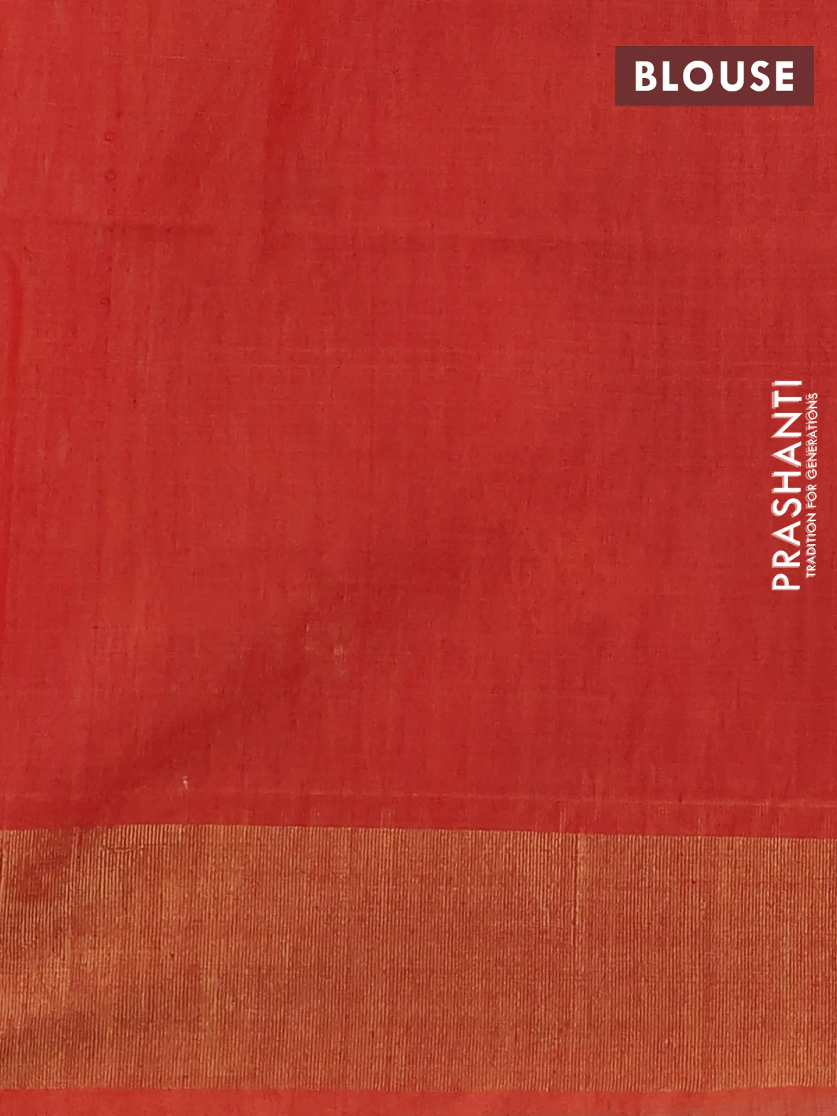 Ikat silk cotton saree bottle green and orange with allover ikat weaves and zari woven border - Image 3