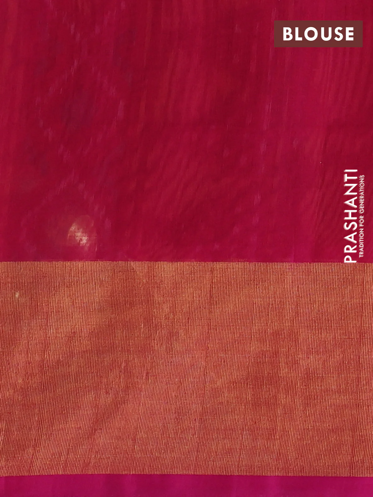Ikat silk cotton saree bottle green and pink with allover ikat weaves and long zari woven ikat border - Image 3