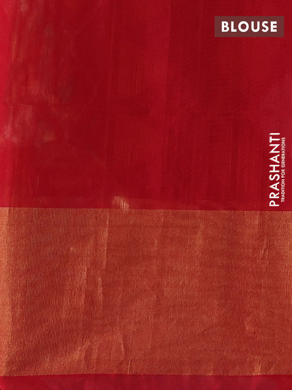 Ikat silk cotton saree chikku shade and red with allover ikat weaves and long zari woven ikat border - Image 3