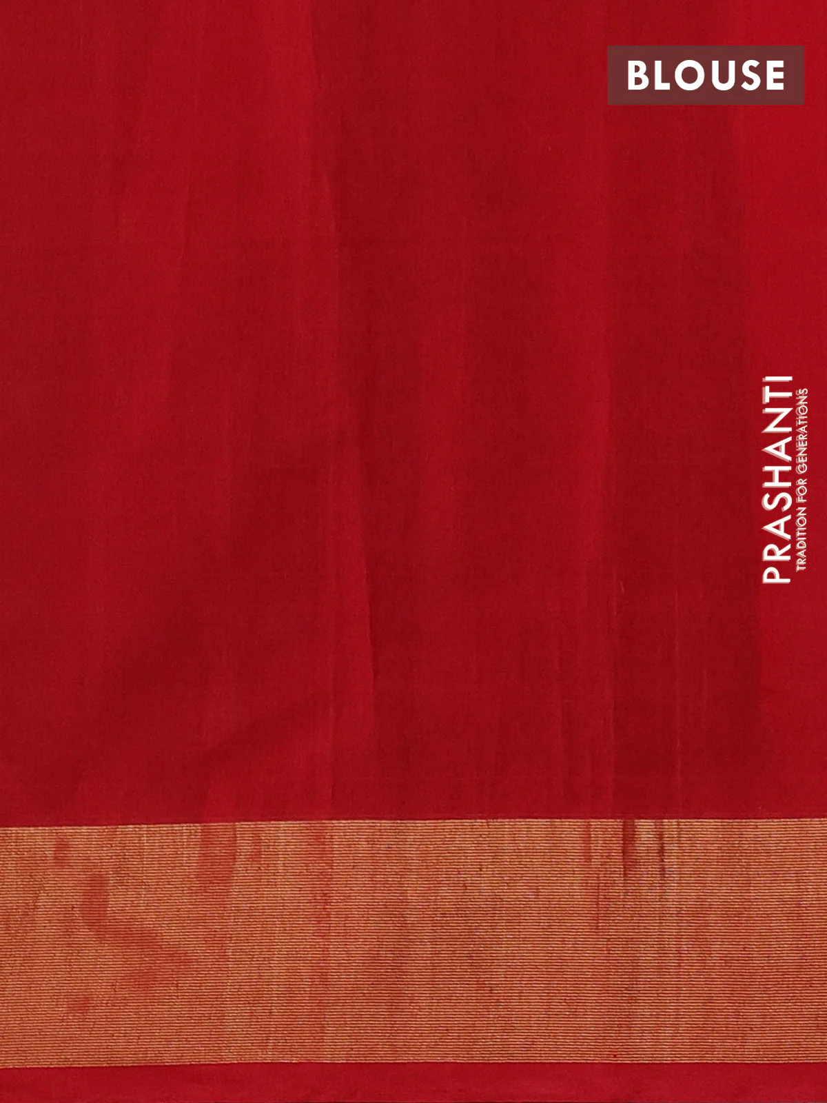 Ikat silk cotton saree coffee brown and red with allover ikat weaves and zari woven border - Image 3