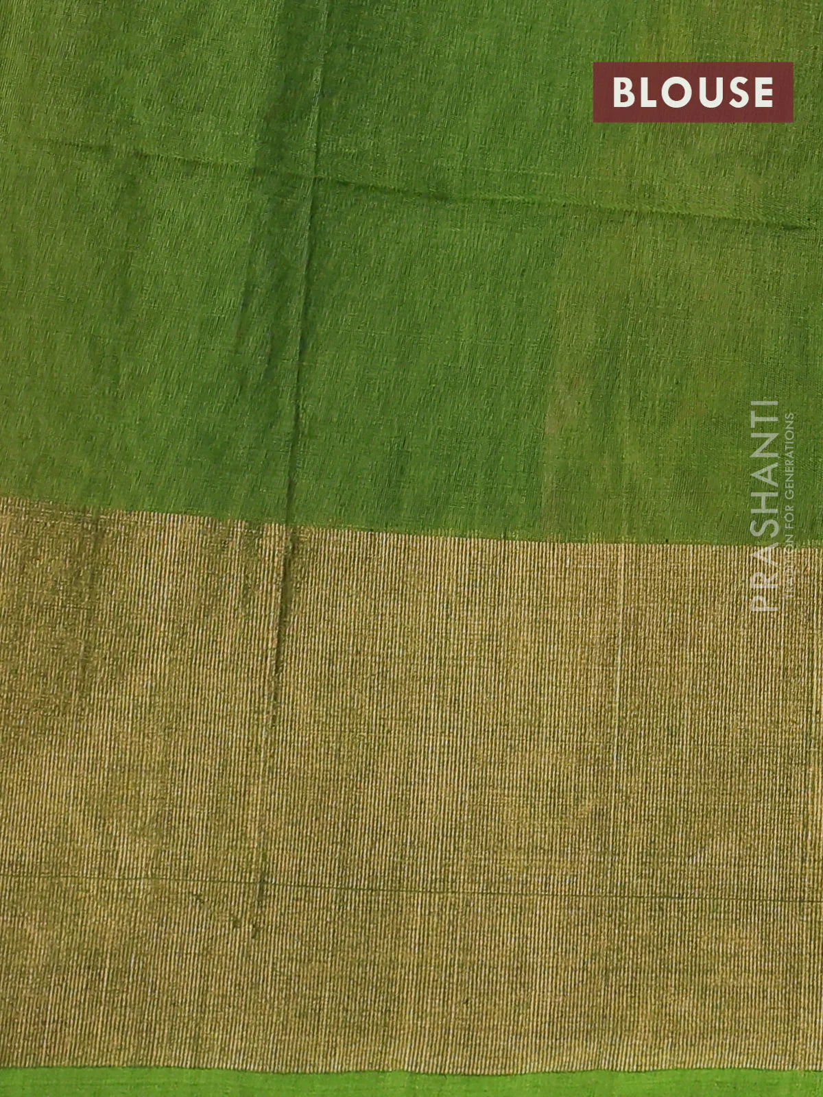 Ikat silk cotton saree dark mustard and green with alover ikat weaves and long zari woven ikat border - Image 3