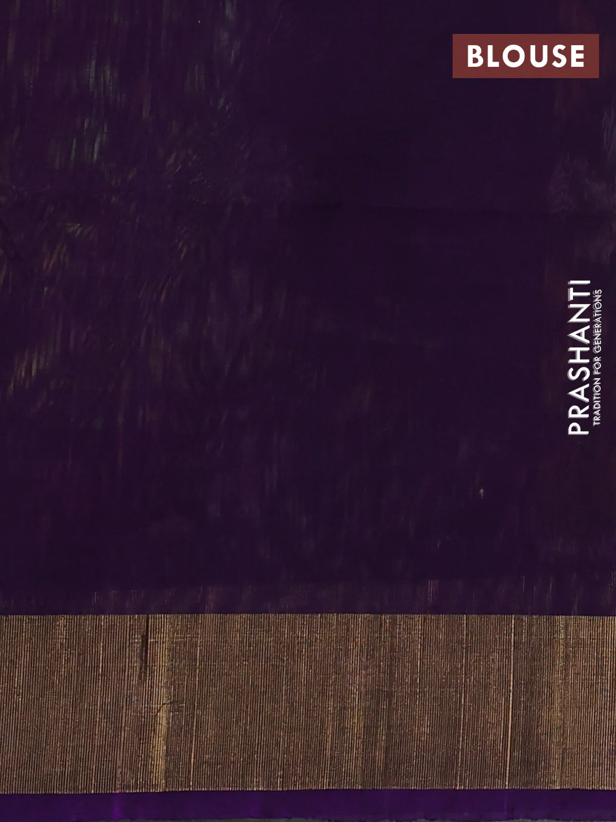 Ikat silk cotton saree green yellow and purple with allover ikat weaves and zari woven border - Image 3