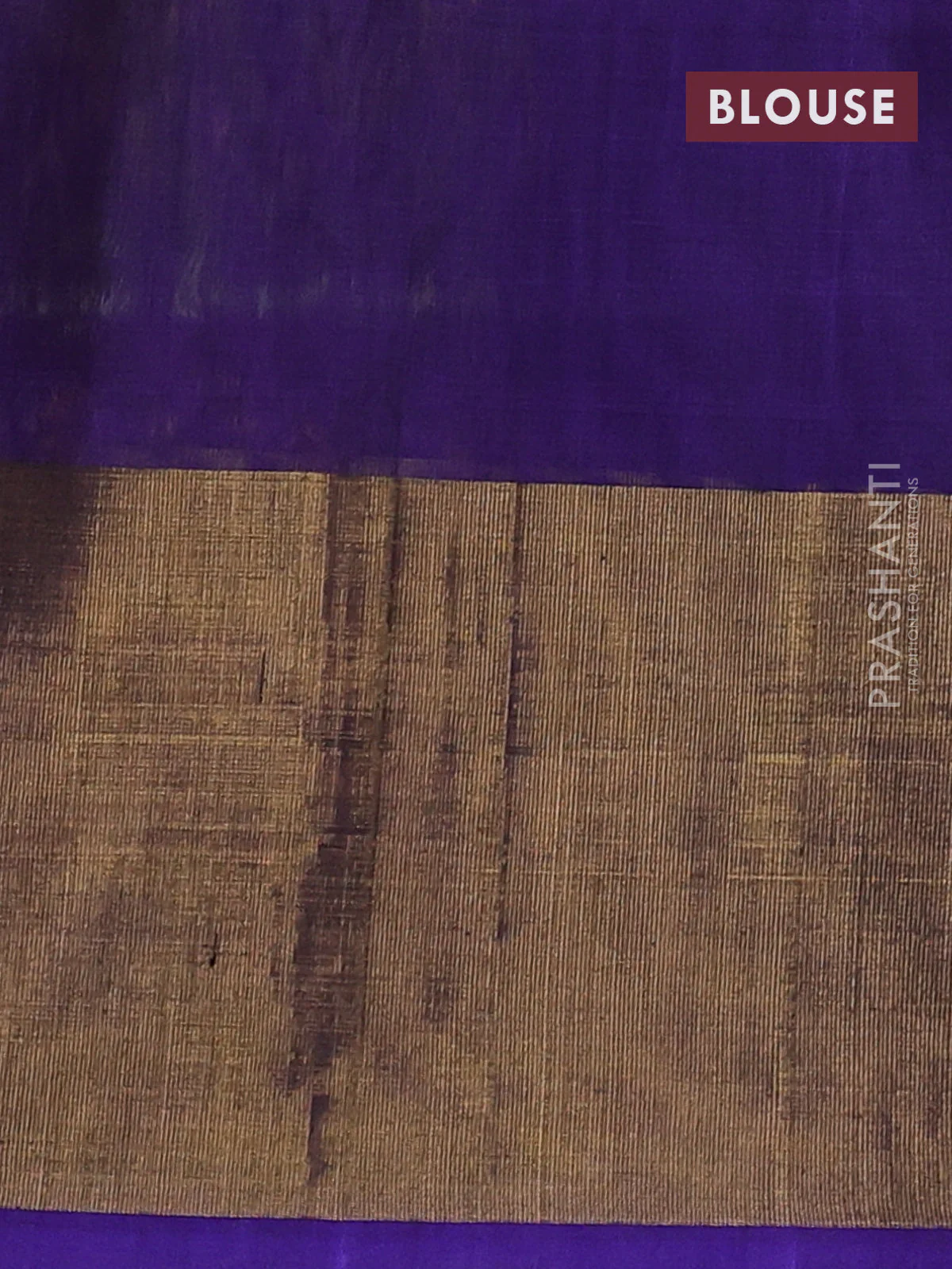 Ikat silk cotton saree light green and violet with allover ikat weaves and long zari woven ikat border - Image 3