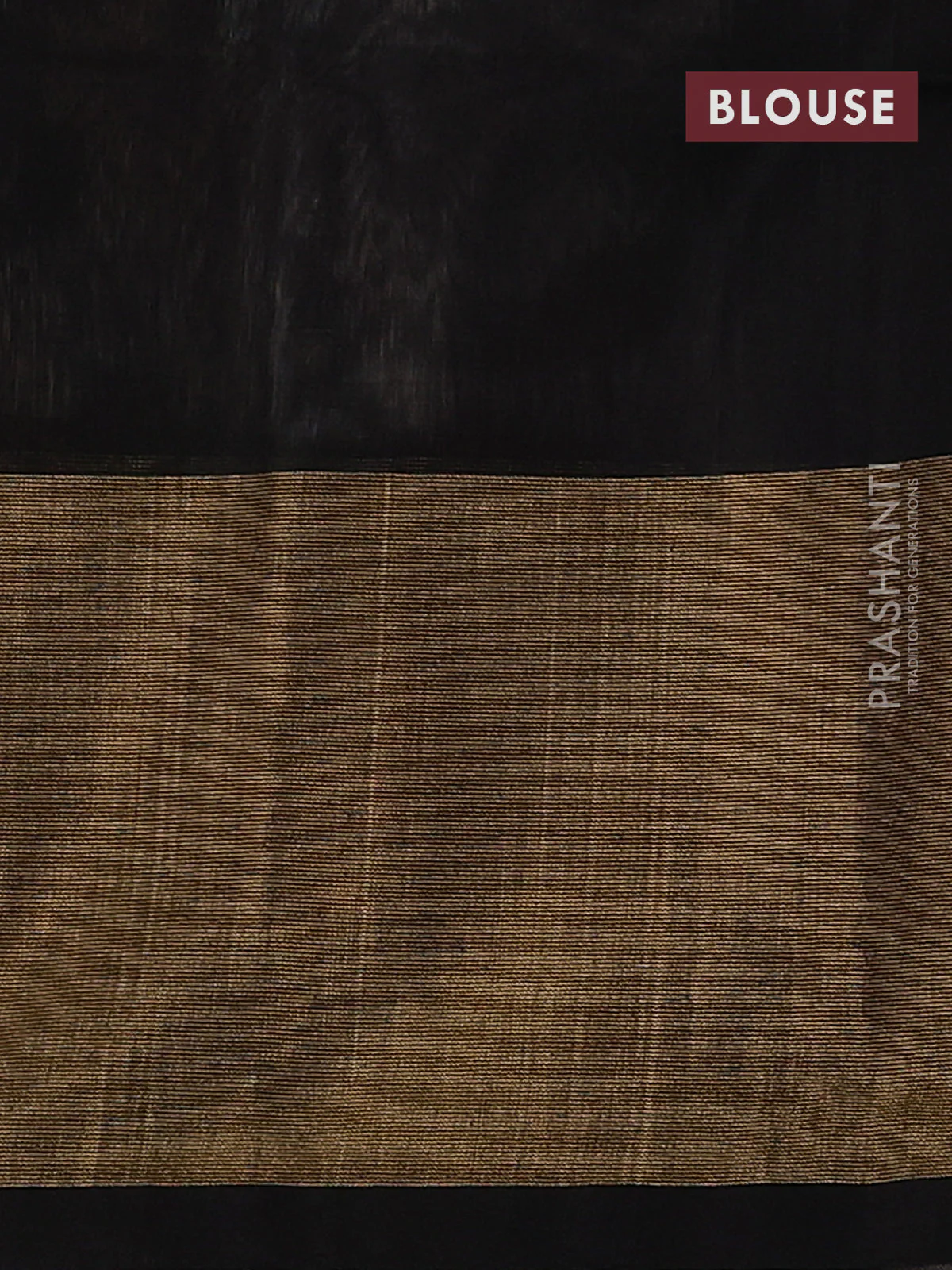 Ikat silk cotton saree off white grey and black with allover ikat weaves and long zari woven ikat border - Image 3