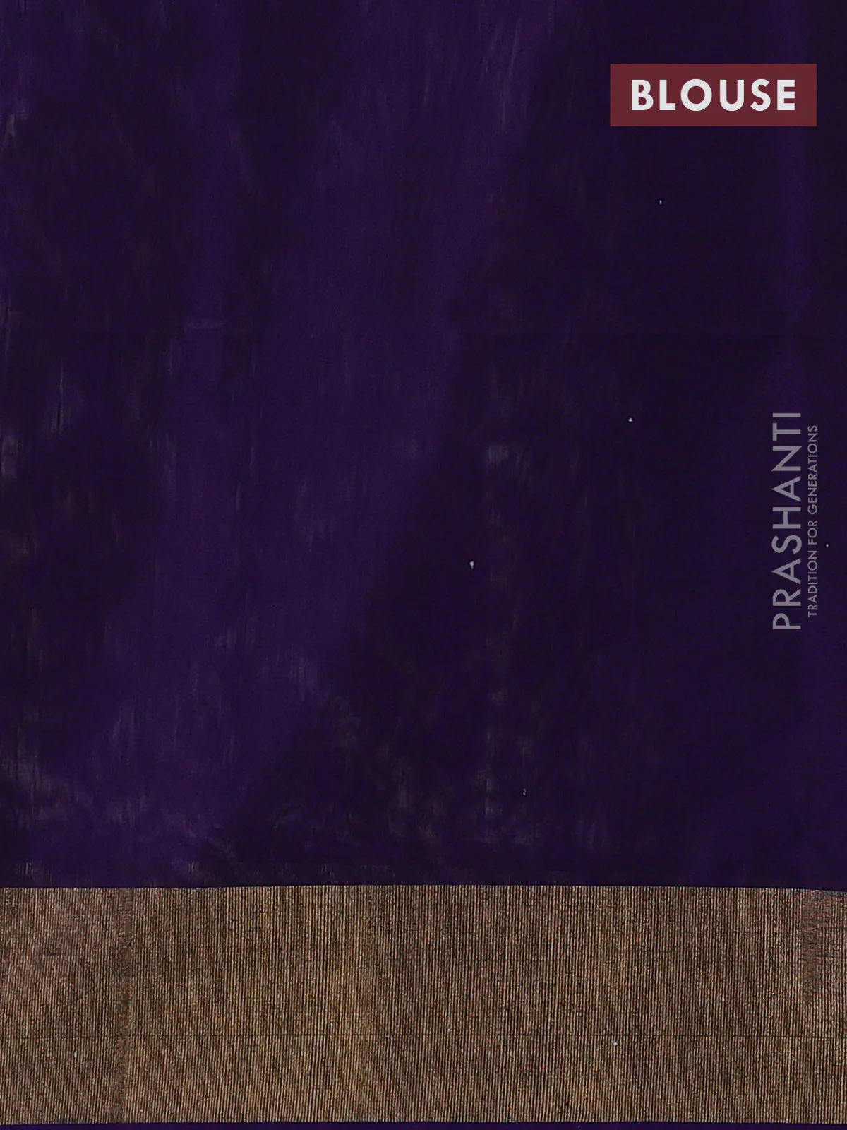 Ikat silk cotton saree off white grey and blue with allover ikat weaves and zari woven border - Image 3
