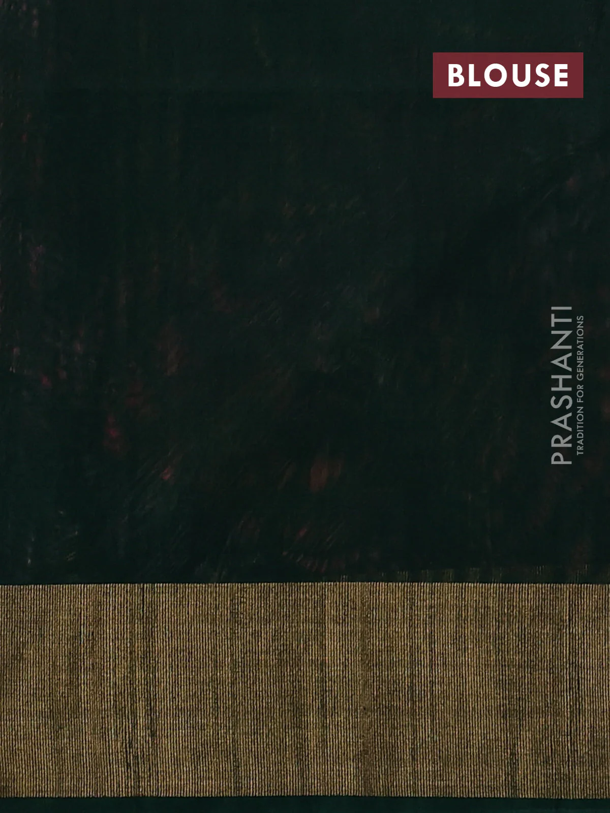 Ikat silk cotton saree peach pink and green with allover ikat weaves and zari woven border - Image 3