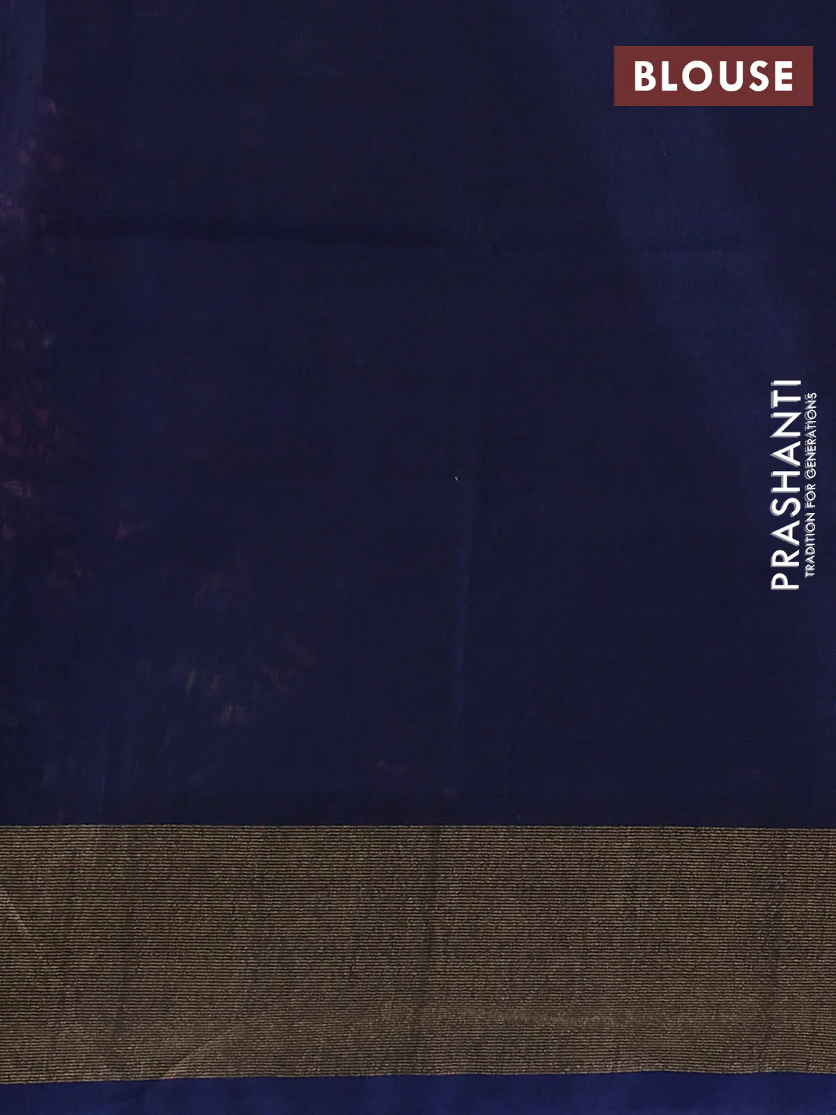 Ikat silk cotton saree pink and dark blue with allover ikat weaves and zari woven border - Image 3