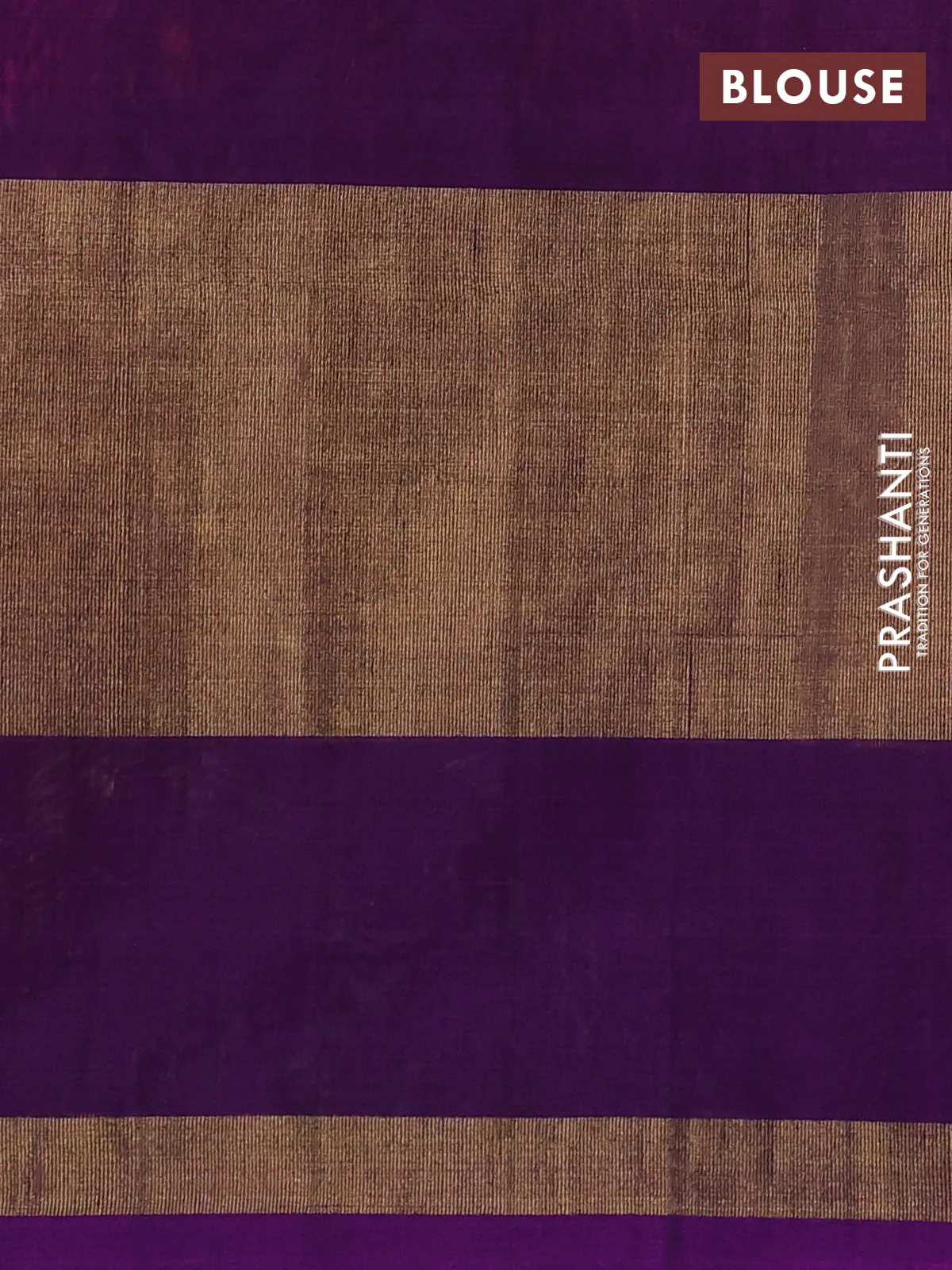 Ikat silk cotton saree pink and purple with allover ikat weaves and long zari woven ikat border - Image 3