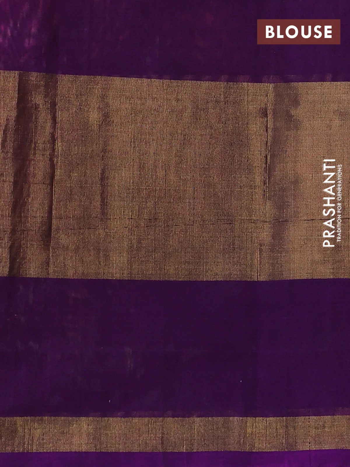 Ikat silk cotton saree pink and purple with allover ikat weaves and long zari woven ikat border - Image 3