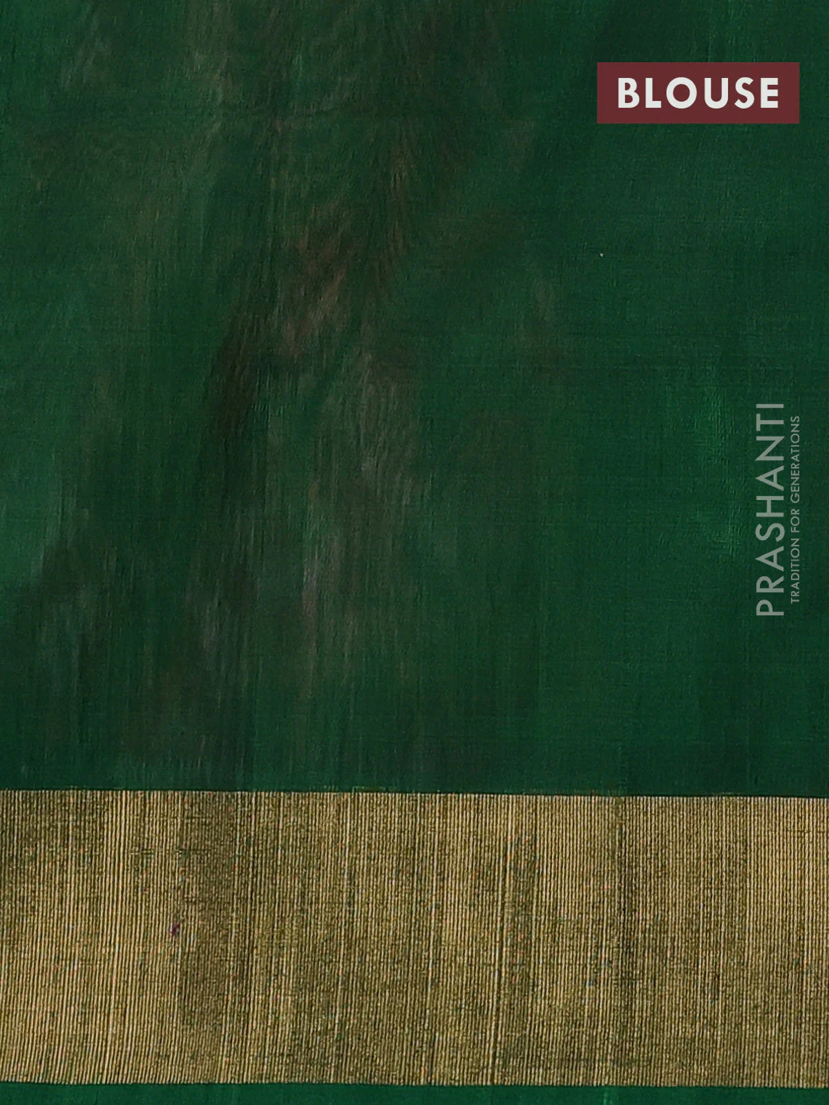 Ikat silk cotton saree pink shade and green with allover ikat weaves and zari woven border - Image 3