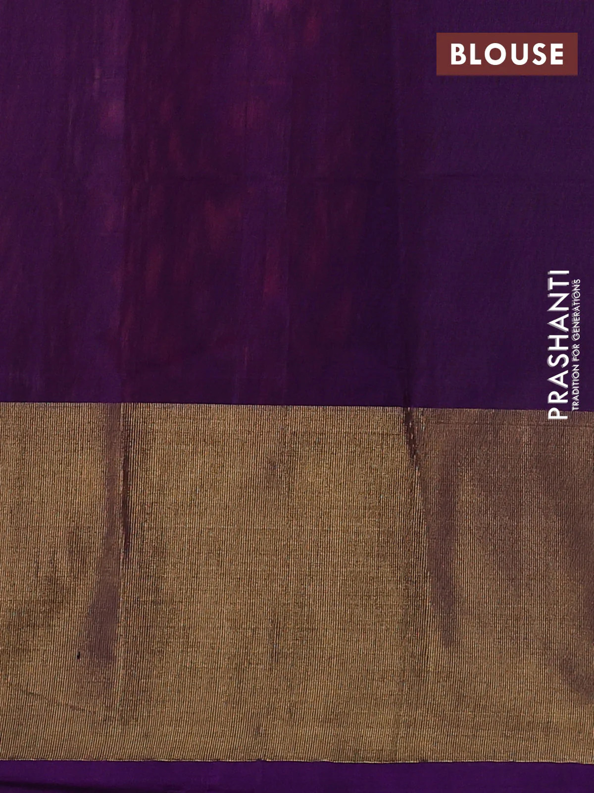 Ikat silk cotton saree pink shade and purple with allover ikat weaves and long zari woven ikat border - Image 3
