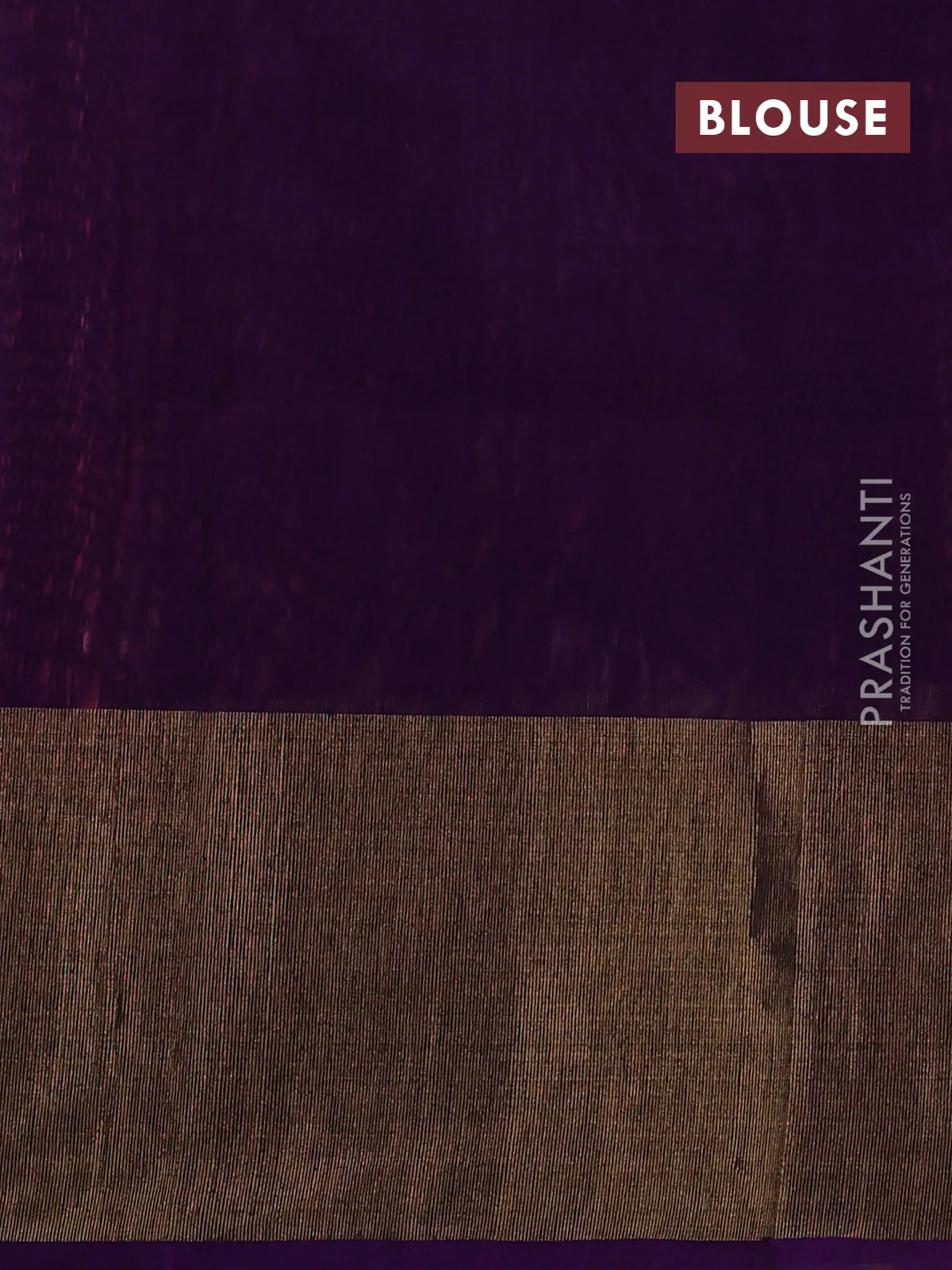 Ikat silk cotton saree pink shade and purple with allover ikat weaves and long zari woven ikat border - Image 3