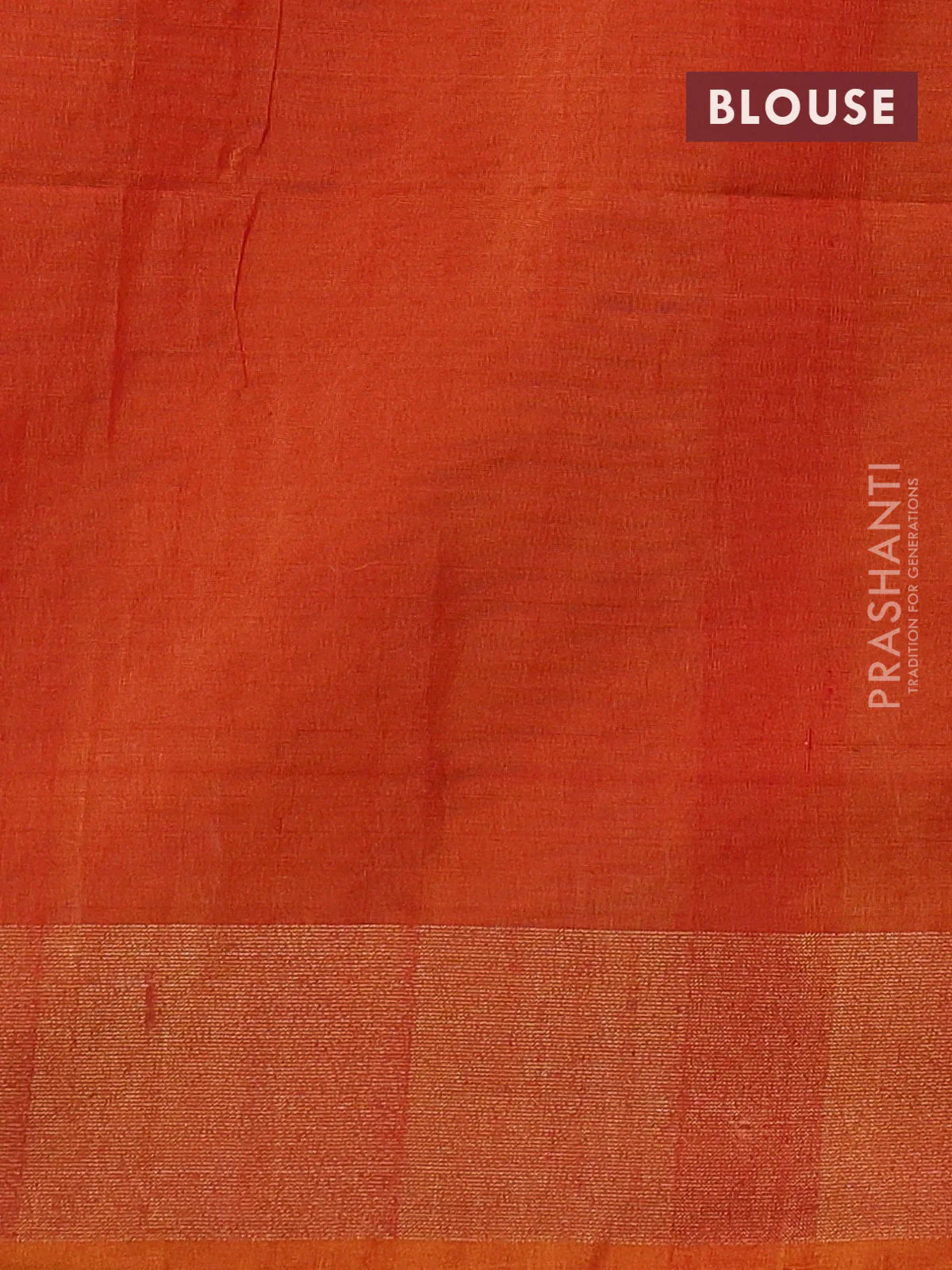 Ikat silk cotton saree violet and dark mustard with alover ikat weaves and zari woven border - Image 3