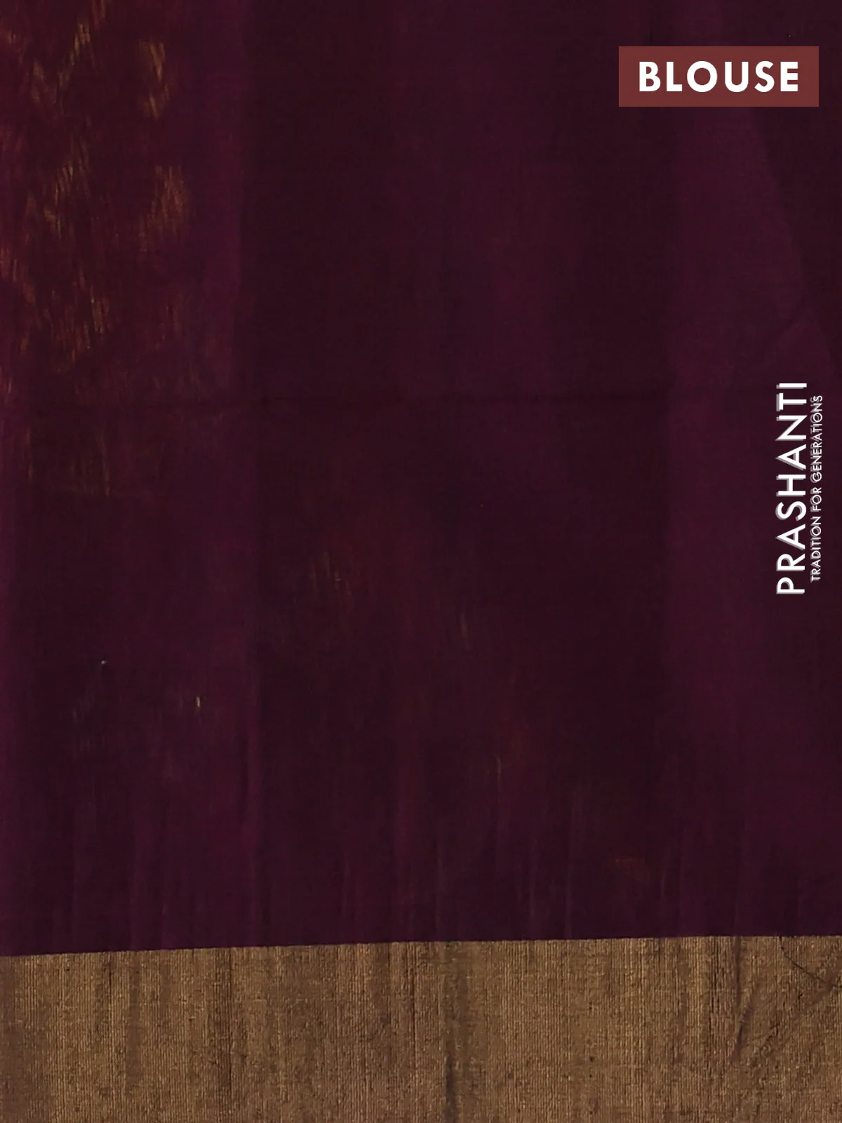 Ikat silk cotton saree yellow and dark magenta pink with allover ikat weaves and zari woven border - Image 3