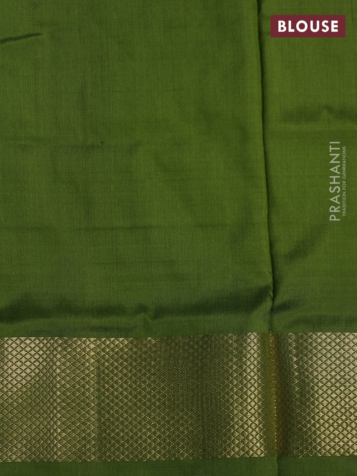 Ikat silk kids lehenga cs blue and light green with allover ikat weaves and long ikat woven zari border - Image 2