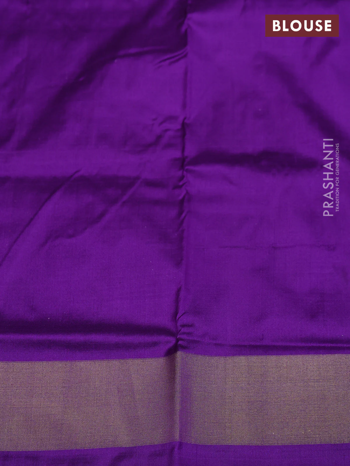 Ikat silk kids lehenga light green and violet with allover ikat weaves and long ikat woven zari border - Image 2
