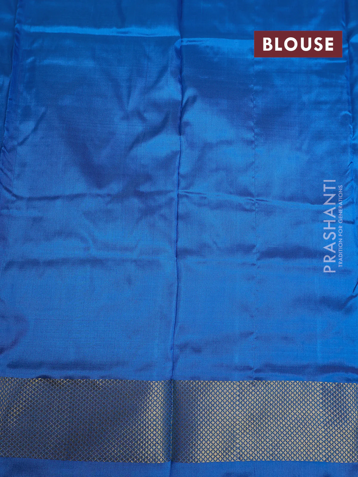 Ikat silk kids lehenga mango yellow and cs blue with allover ikat weaves and long ikat woven zari border - Image 2
