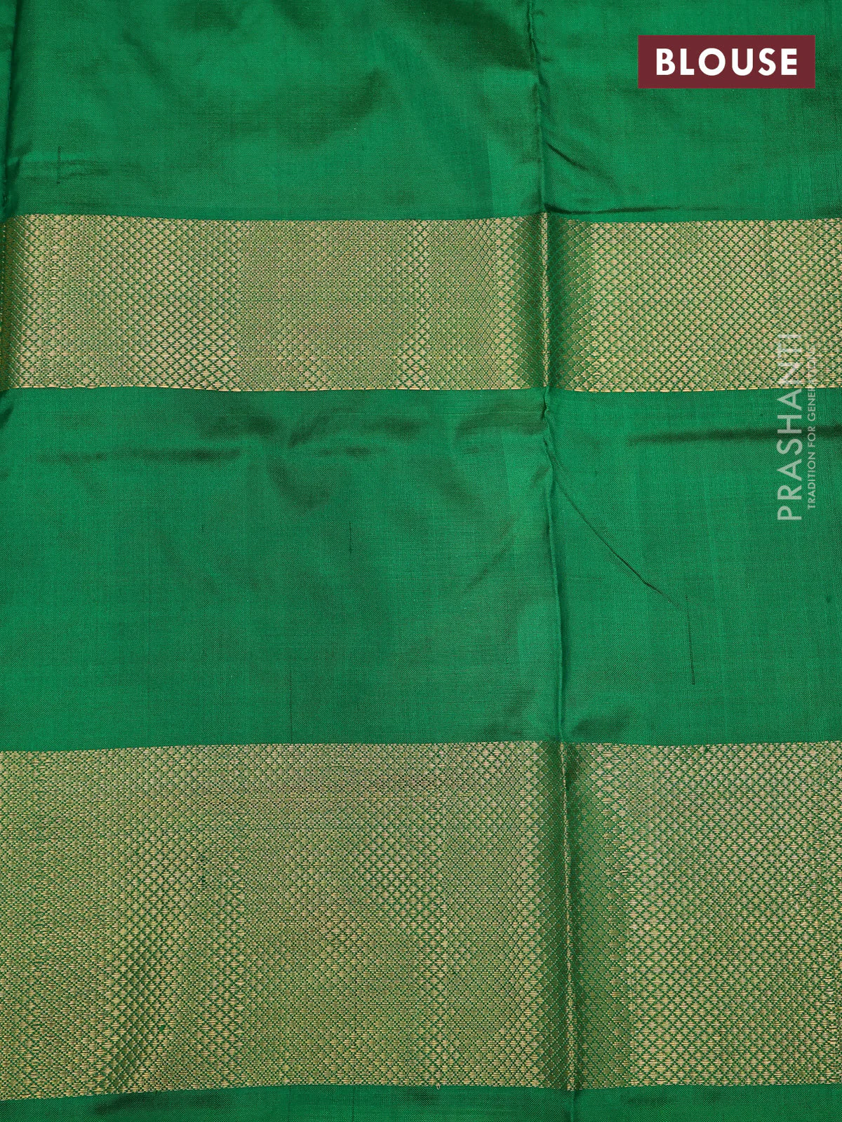 Ikat silk kids lehenga pink and green with allover ikat weaves and zari woven border - Image 2