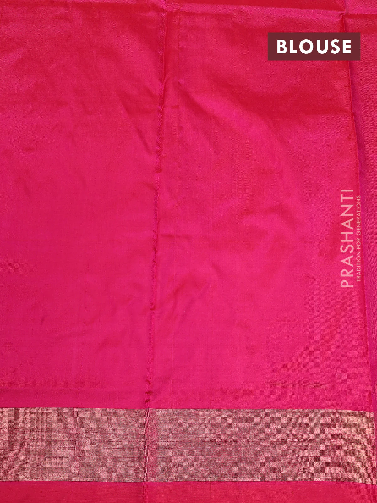 Ikat silk kids lehenga teal blue and pink with allover ikat weaves and zari woven border - Image 2