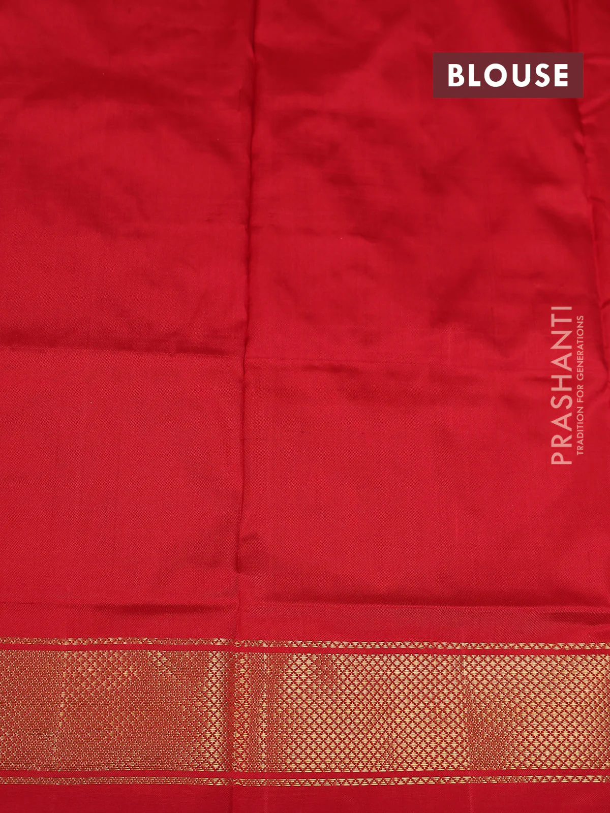 Ikat silk kids lehenga teal blue and red with allover ikat weaves and long ikat woven zari border - Image 2