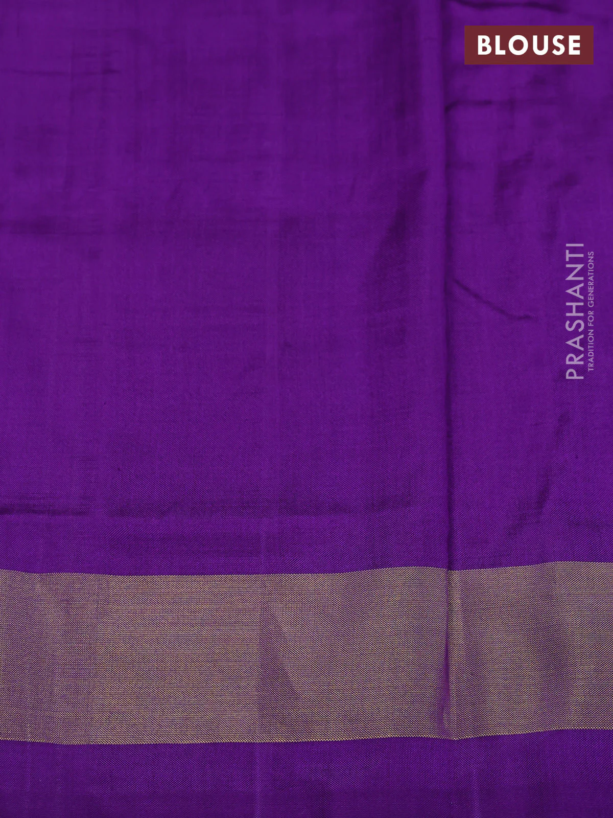 Ikat silk kids lehenga teal blue and violet with allover ikat weaves and long ikat woven zari border - Image 2
