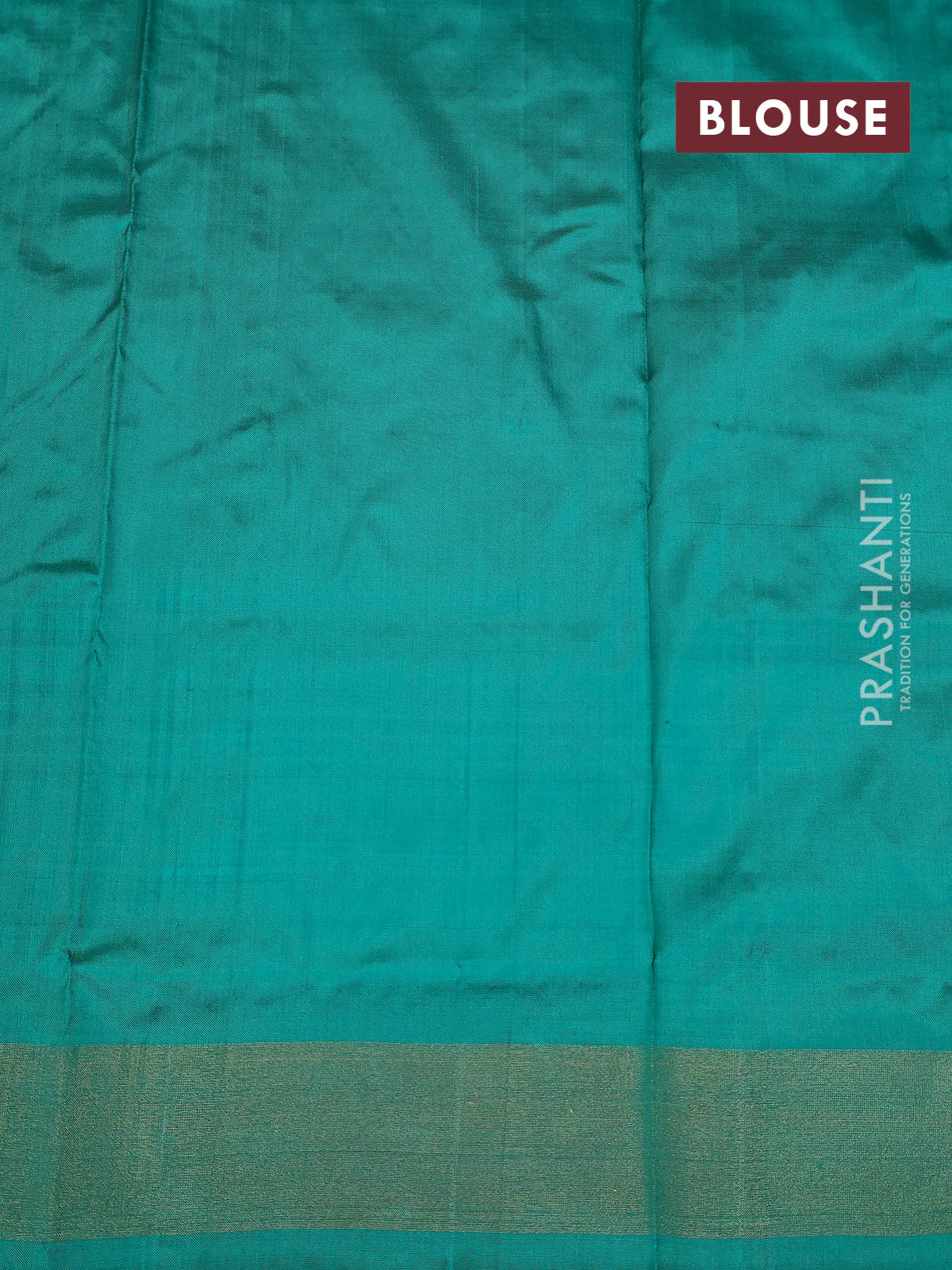 Ikat silk kids lehenga violet and teal blue with allover ikat weaves and long ikat woven zari border - Image 2