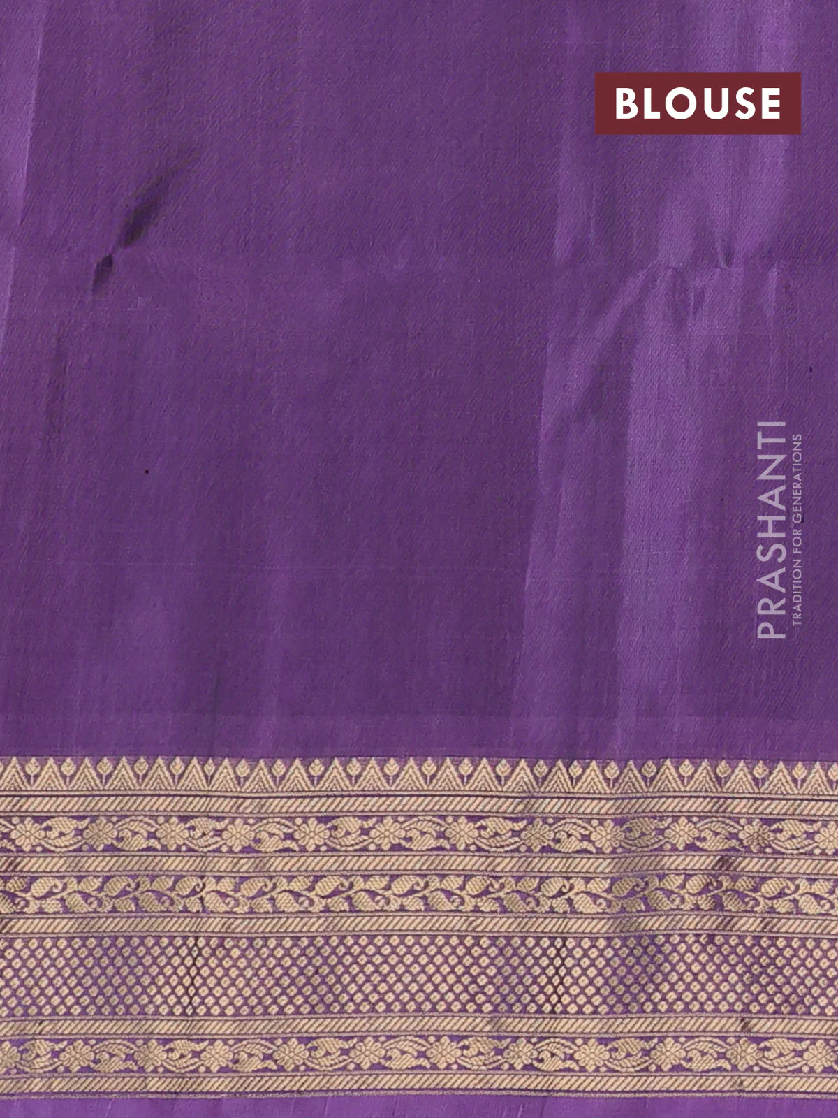 Ikat soft silk saree dark mustard and lavender shade with allover ikat weaves and zari woven border - Image 3