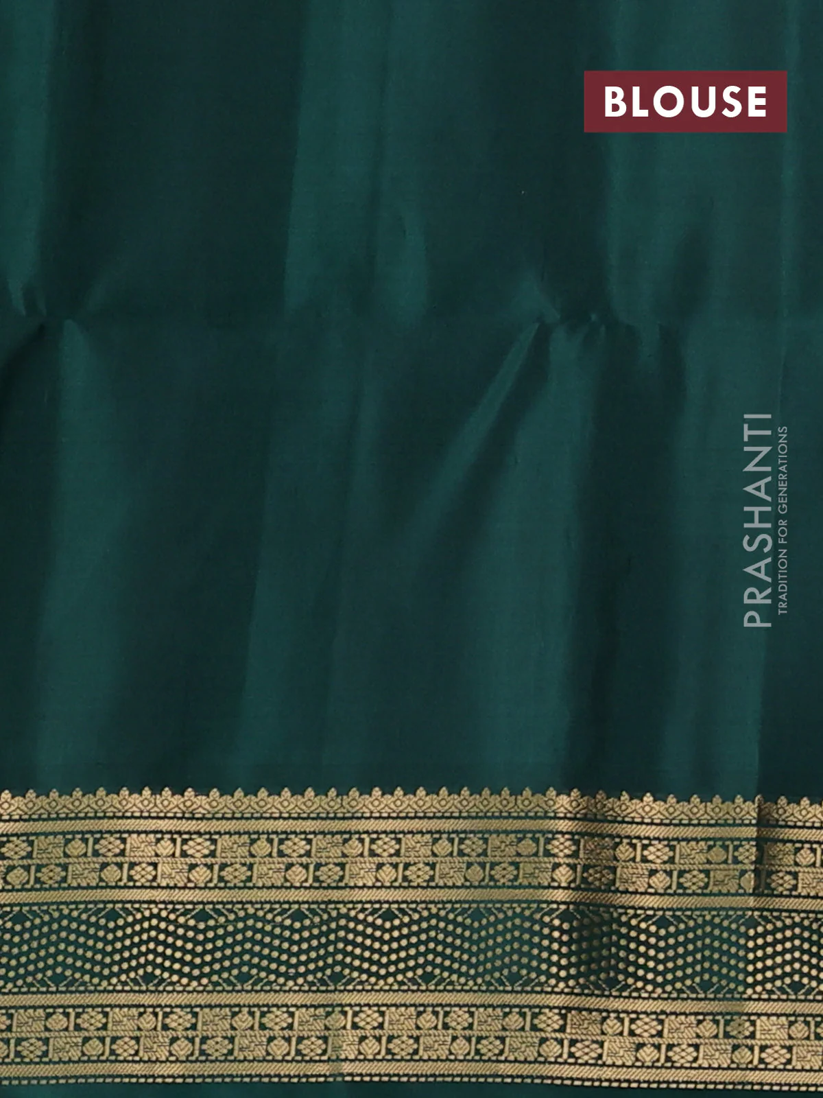 Ikat soft silk saree deep purple and green with allover ikat weaves and zari woven border - Image 3