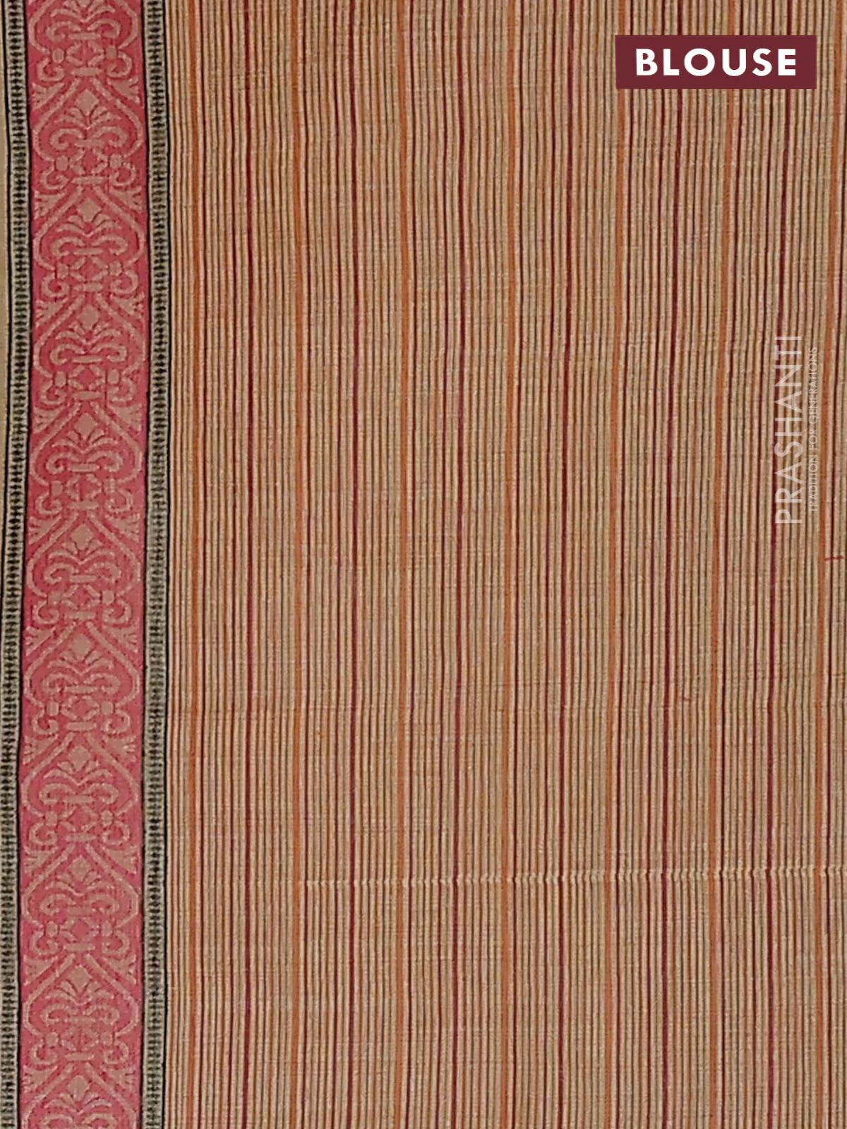 Jamdhani cotton saree pista green with thread woven buttas and thread weaving pallu - Image 4