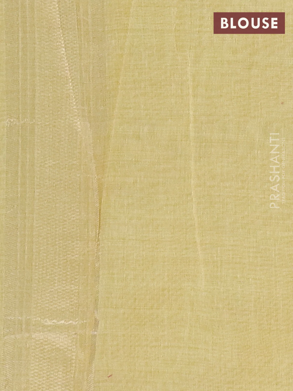 Jamdhani cotton saree yellow and red with thread & zari woven buttas and jamdhani pallu - Image 4