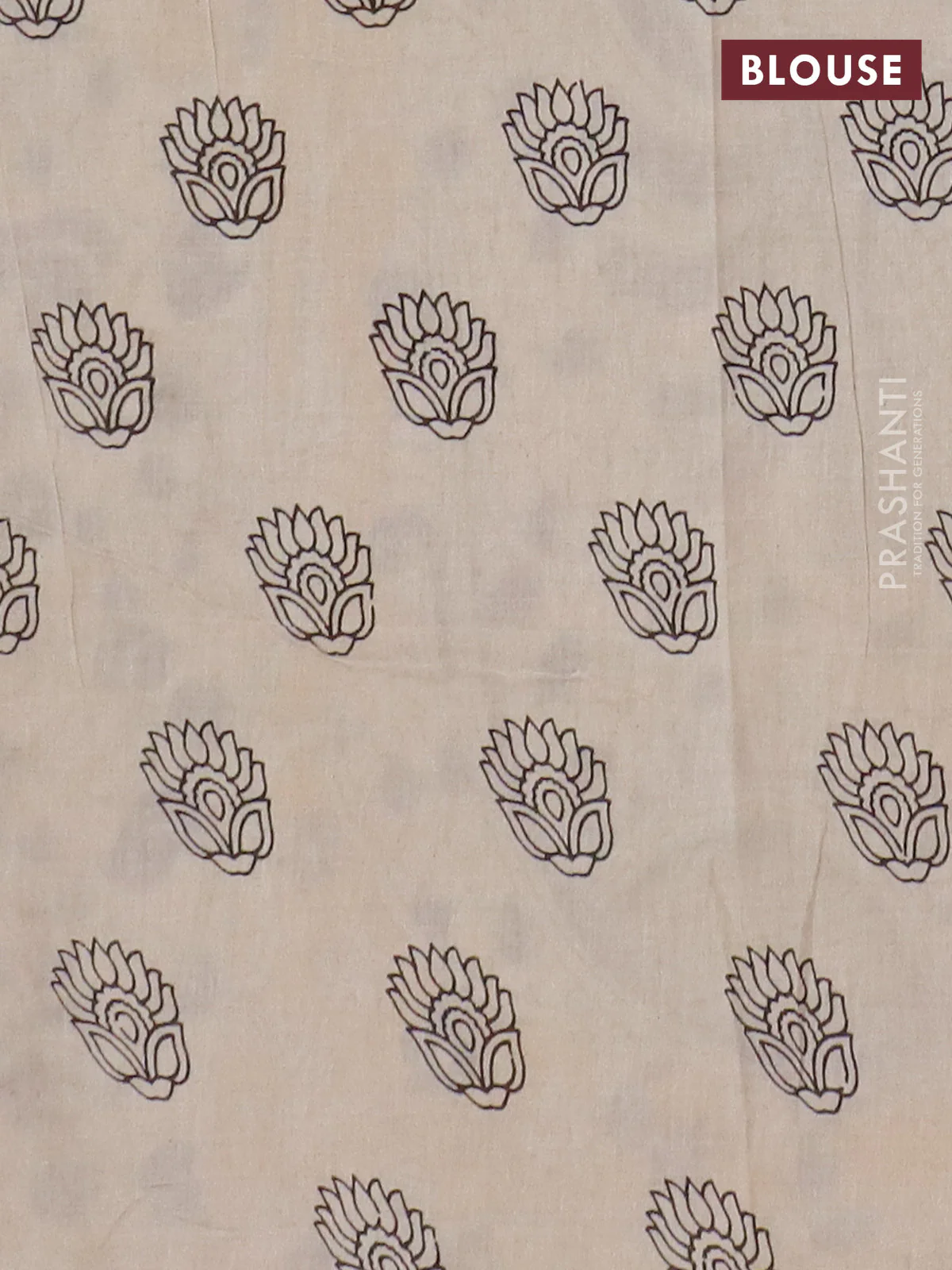 Kalamkari cotton saree wine shade and yellow with allover prints and printed border - Image 4