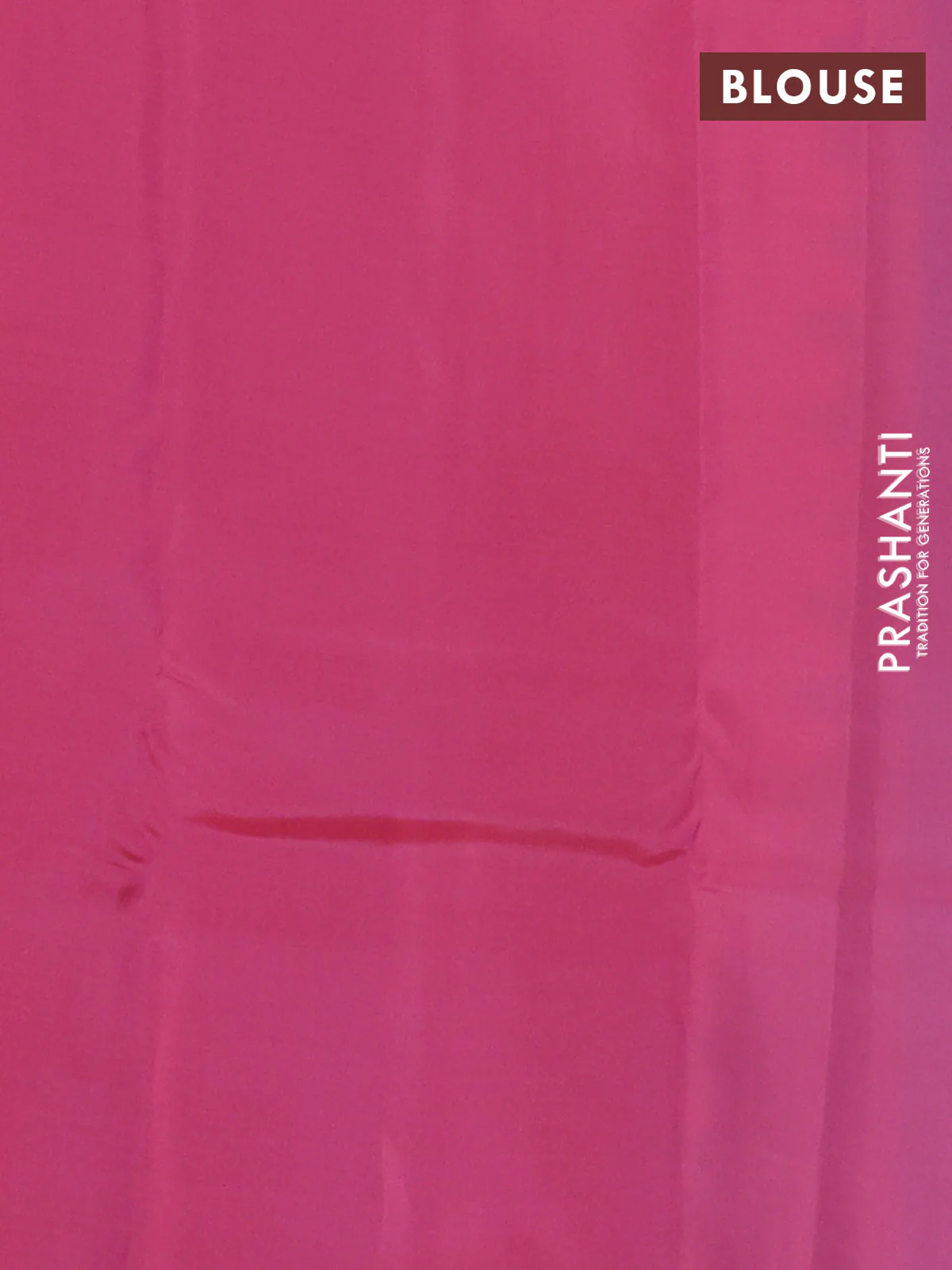 Kanchipuram silk saree dual shade of teal bluish pink and dark peach pink with allover self emboss & zari buttas in borderless style - Image 3