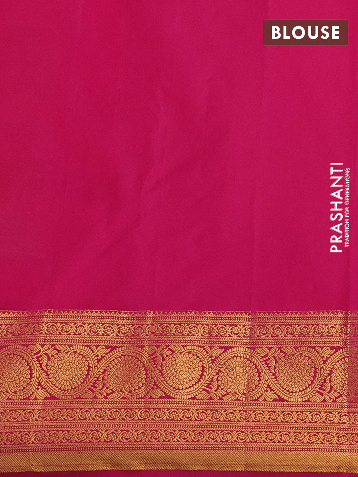 Kanchipuram silk saree green and pink with allover zari woven brocade weaves and zari woven border - Image 3