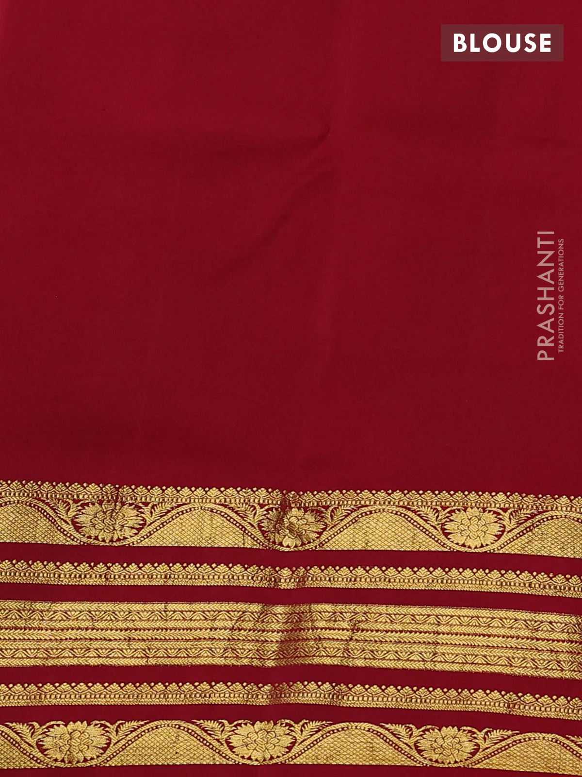 Pure kanchipuram silk saree lime green and maroon with allover penkalamkari prints and rich zari woven border - Image 5