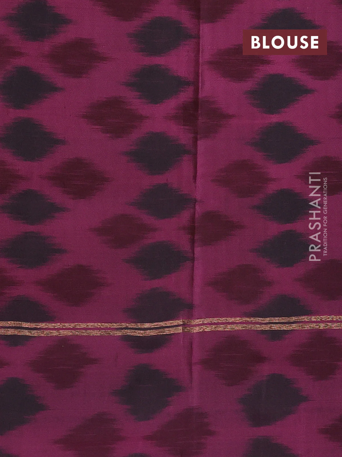 Kanchipuram silk saree peacock green and peach pink with copper zari woven buttas and copper ikat woven border - Image 3