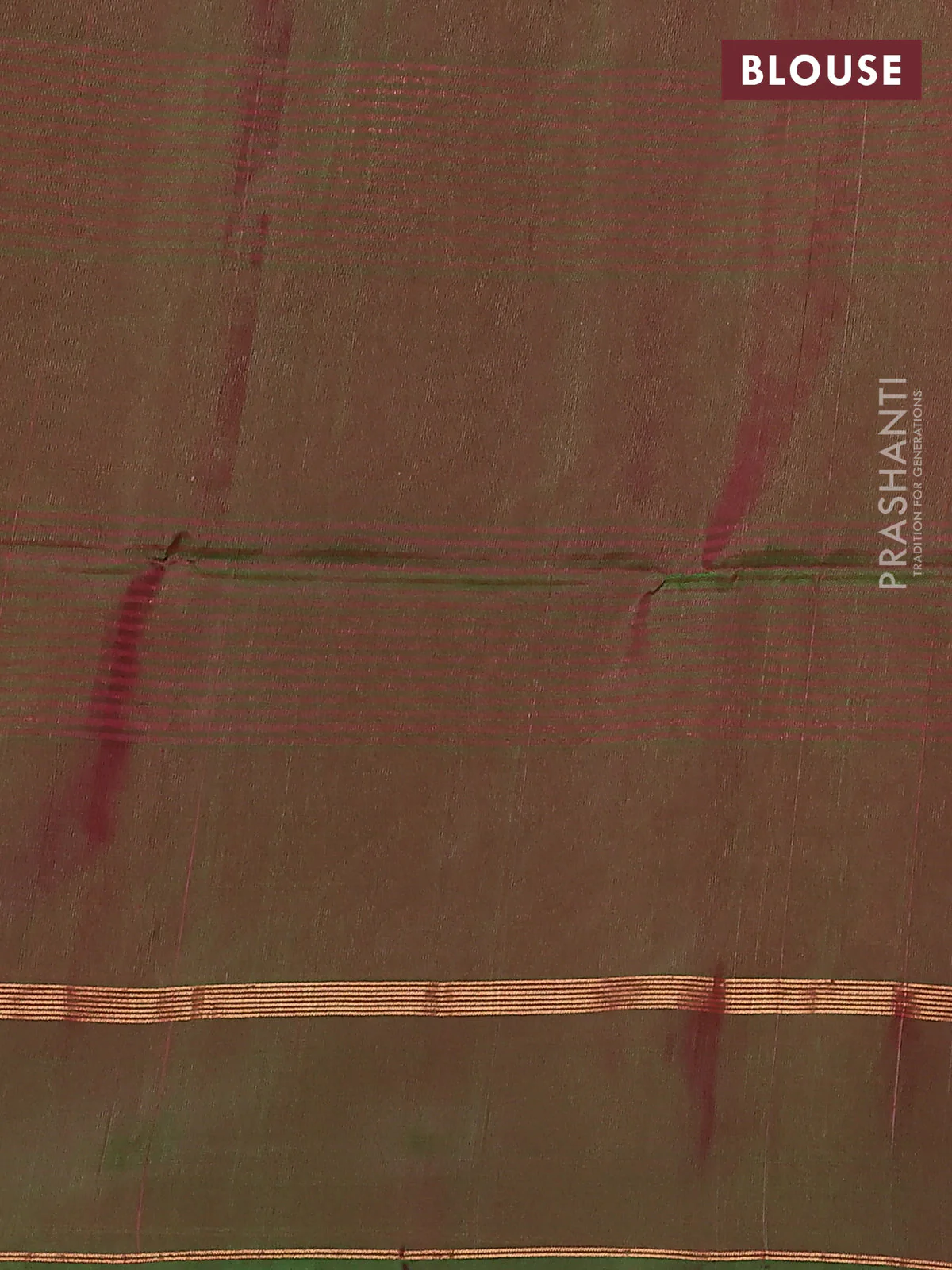 Kanchipuram silk saree pink and dual shade of green with zari woven buttas and rettapet zari woven border - Image 3