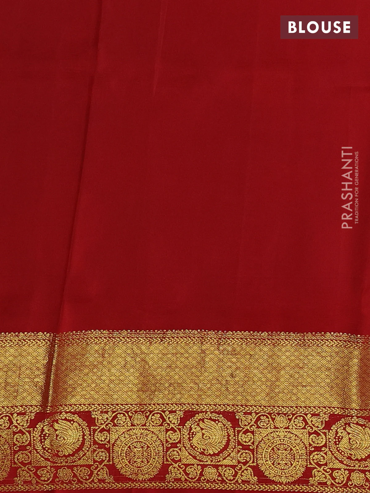 Pure kanchipuram silk saree teal blue and maroon with allover penkalamkari prints and annam zari woven border - Image 5