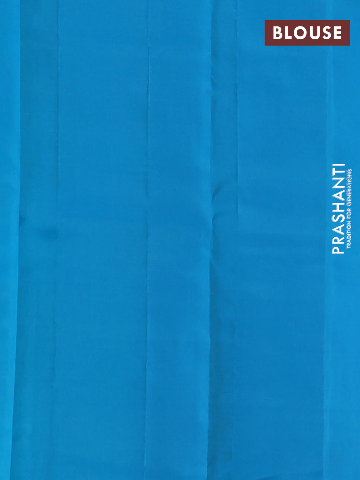 Kanchipuram silk saree teal green shade and blue with allover copper zari weaves and simple border - Image 3