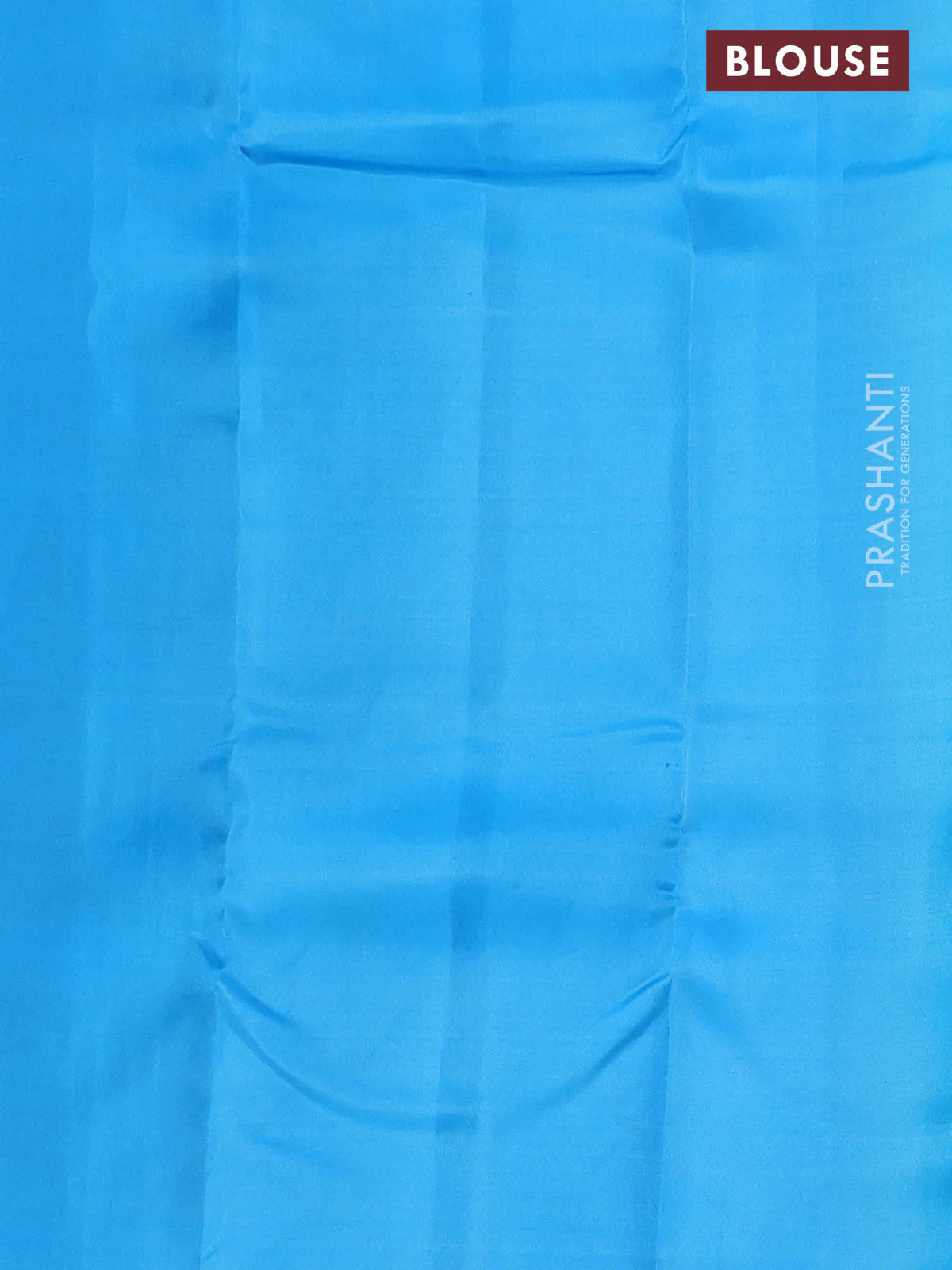 Kanchipuram silk saree teal green shade and blue with copper zari woven buttas and copper zari woven butta border - Image 3