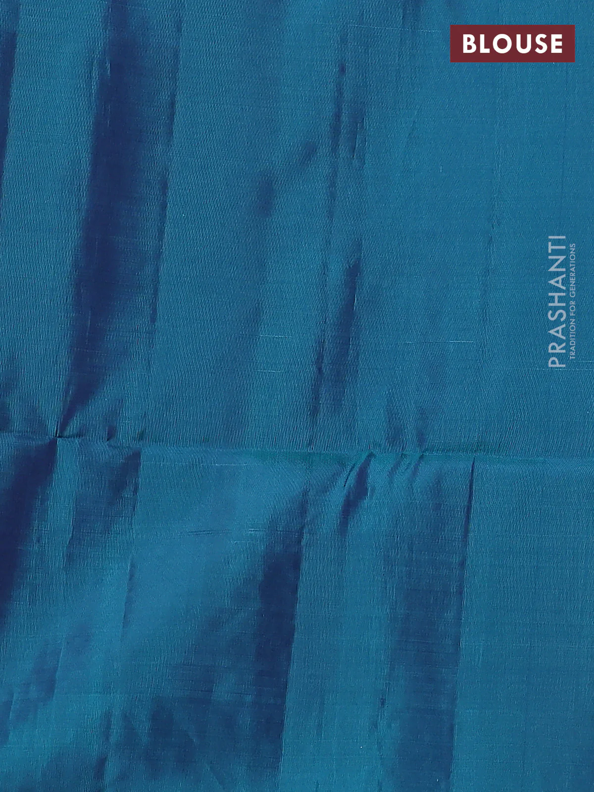 Kanchipuram silk saree violet shade and teal green with zari woven buttas and zari woven butta border - Image 3