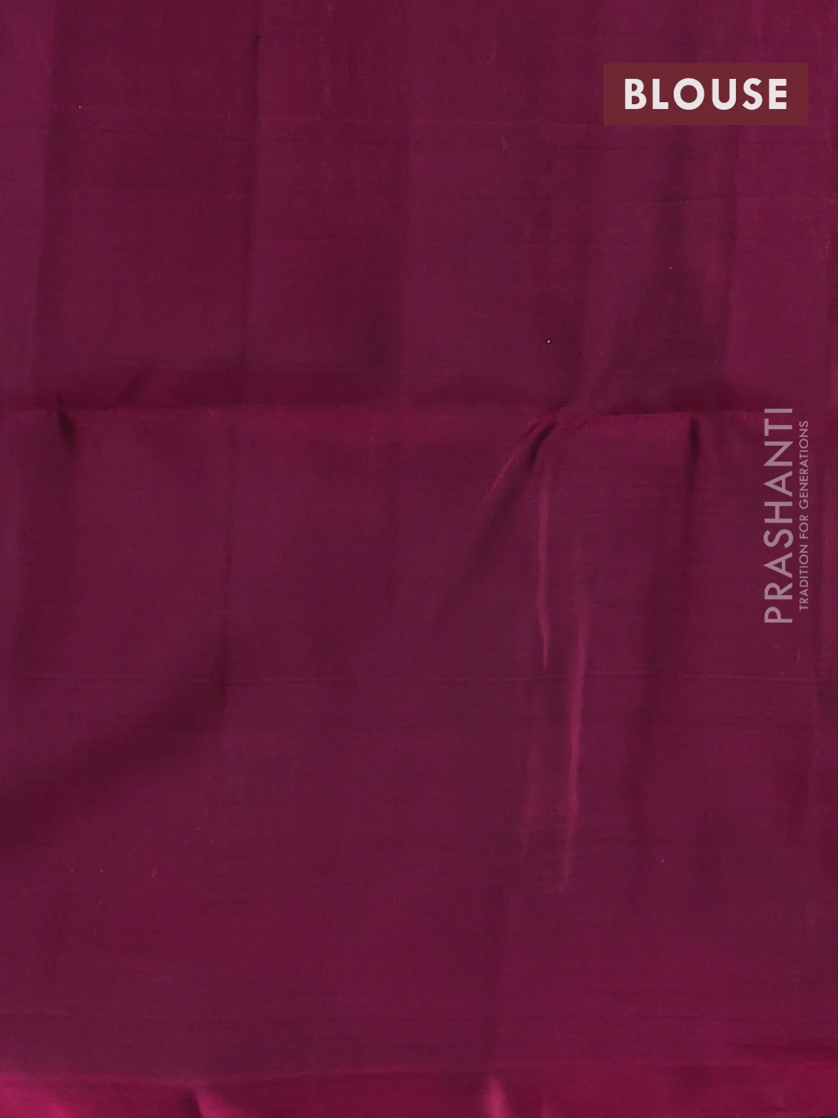 Kanchipuram soft silk saree blue shade and magenta pink with allover thread checks & buttas and piping border - Image 3